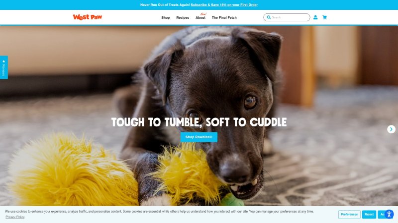 Capture d'écran de West Paw Zogoflex Hurley