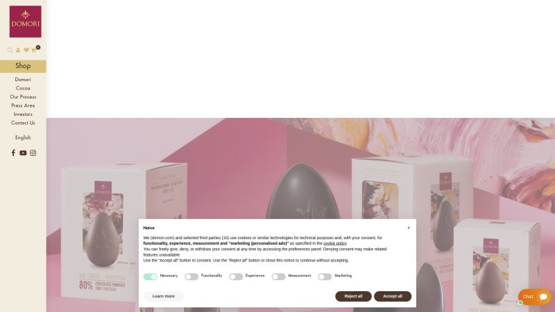 Capture d'écran de Domori Criollo