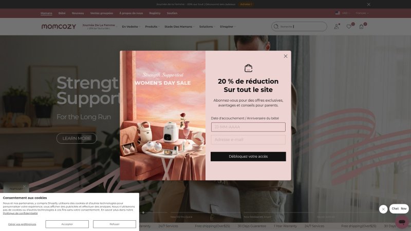 Capture d'écran de Momcozy S12 Pro