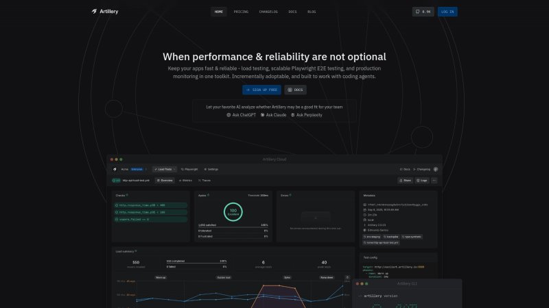 Capture d'écran de Artillery