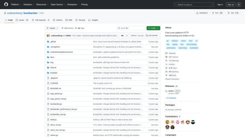 Capture d'écran de Bombardier