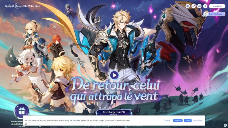 Capture d'écran de Genshin Impact