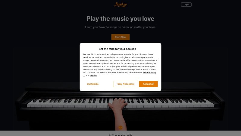 Capture d'écran de Flowkey