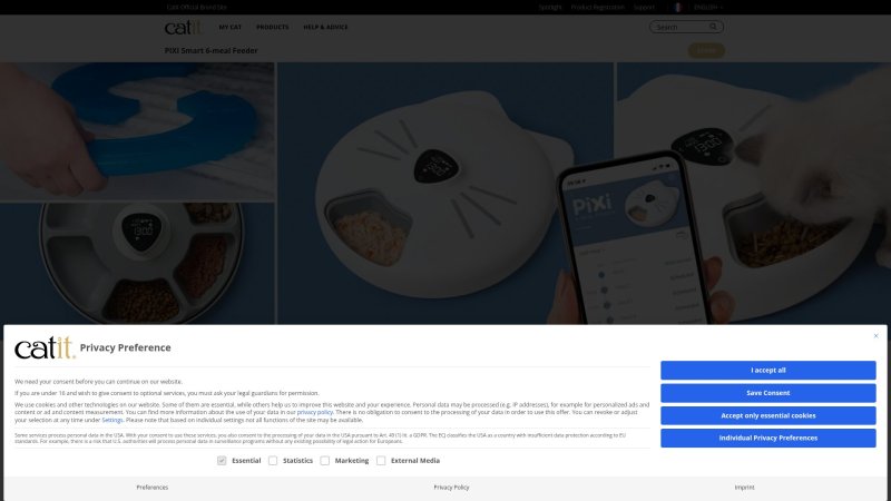 Capture d'écran de Catit Pixi Smart