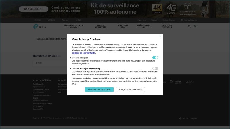 Capture d'écran de TP-Link Kasa KP303