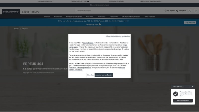 Capture d'écran de Rowenta Intense Dry Compact