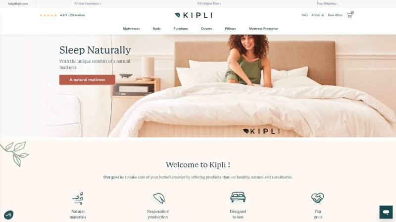 Capture d'écran de Kipli Latex Naturel