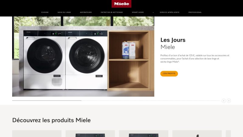 Capture d'écran de Miele G 7600 SCi