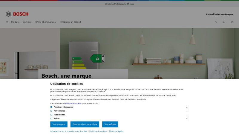 Capture d'écran de Bosch SMS6ZCI08E