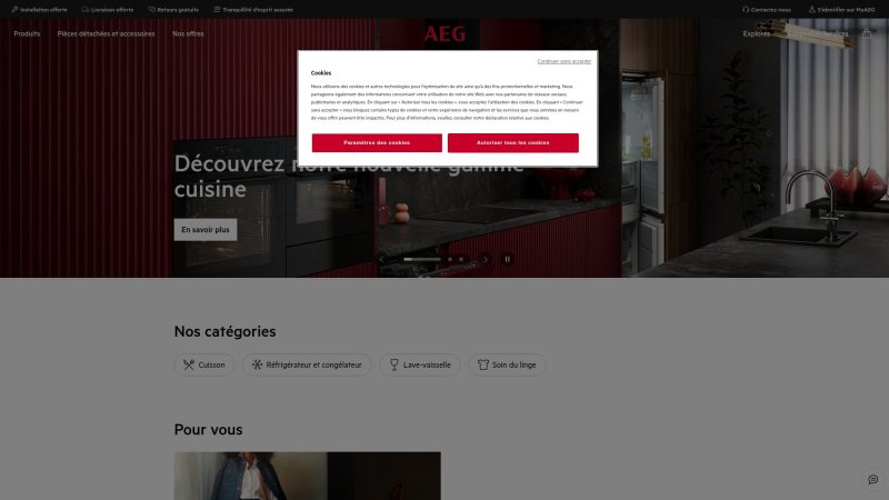 Capture d'écran de AEG FSK93898P