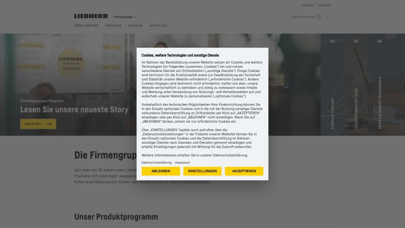 Capture d'écran de Liebherr CNsdd 5763