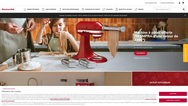 Capture d'écran de KitchenAid 5KMT2204