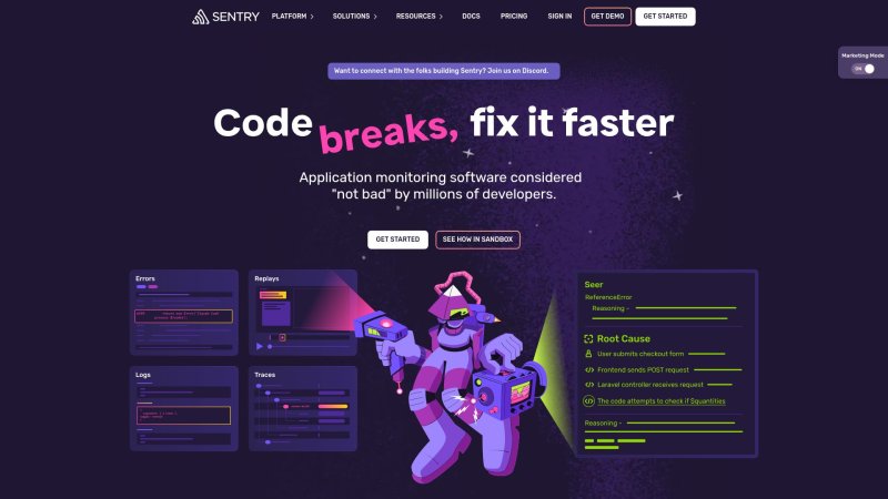 Capture d'écran de Sentry