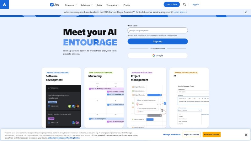 Capture d'écran de Jira