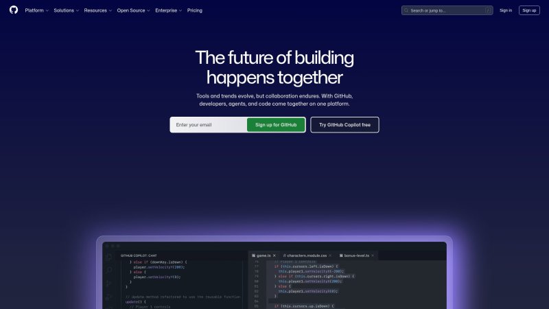 Capture d'écran de GitHub Projects