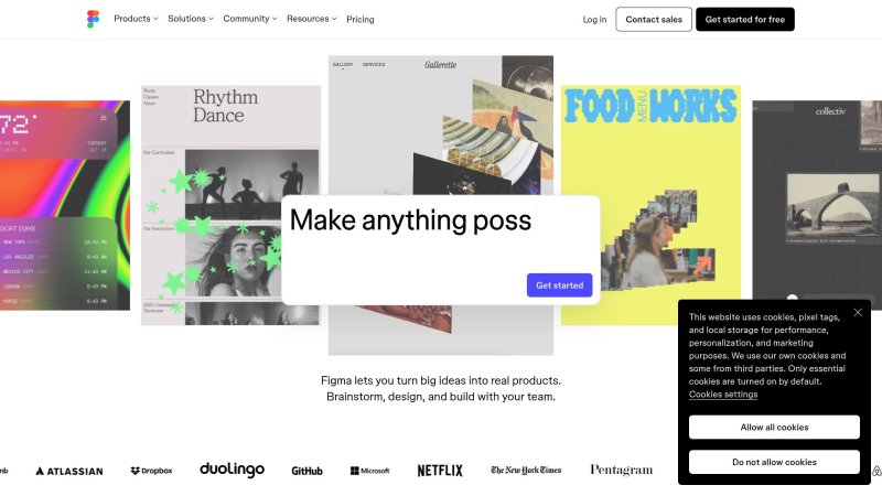 Capture d'écran de Figma