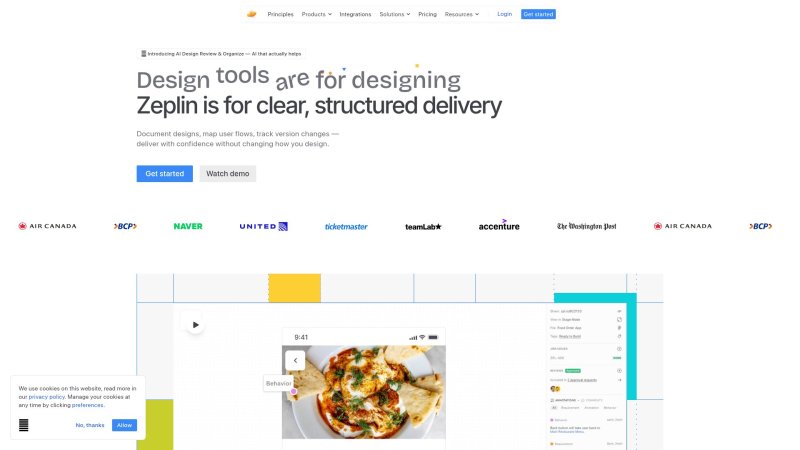 Capture d'écran de Zeplin