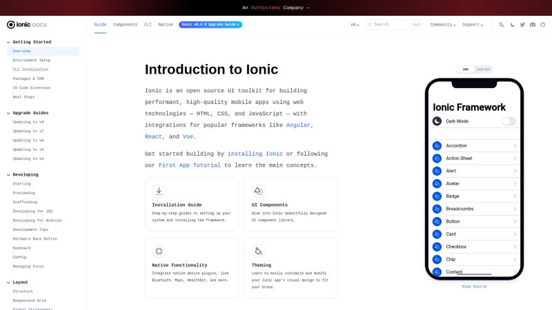 Capture d'écran de Ionic