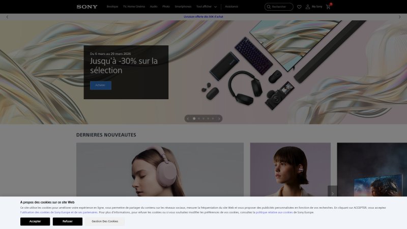 Capture d'écran de Sony A6400