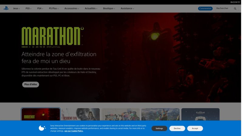 Capture d'écran de PlayStation VR2