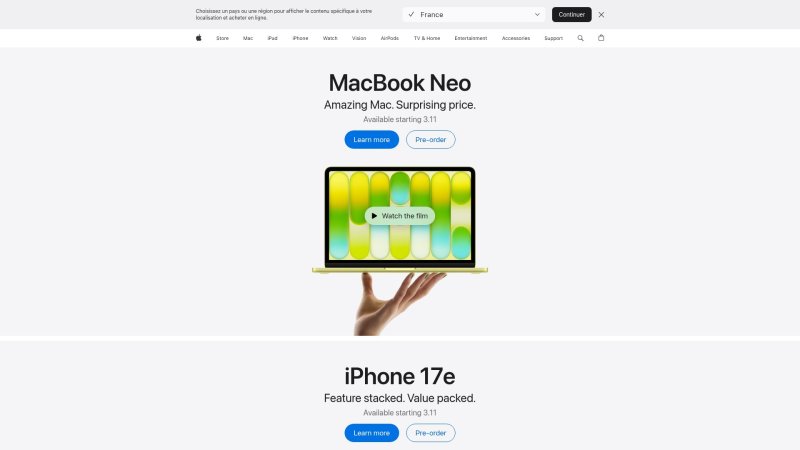 Capture d'écran de Apple Vision Pro