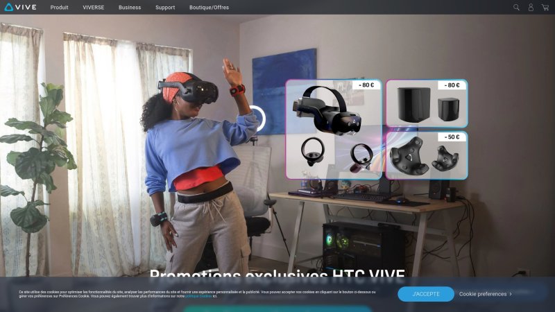 Capture d'écran de HTC Vive XR Elite