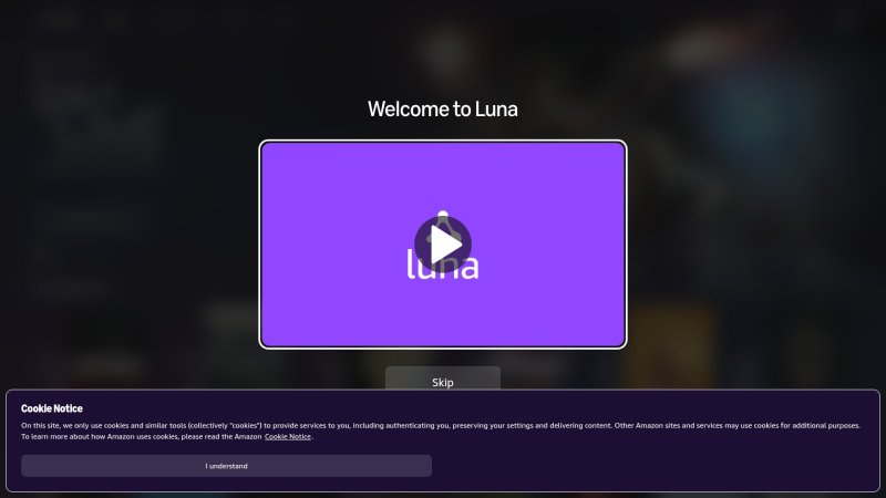 Capture d'écran de Amazon Luna