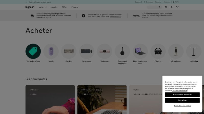 Capture d'écran de Logitech G840 XL