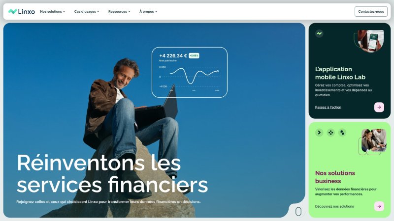 Capture d'écran de Linxo